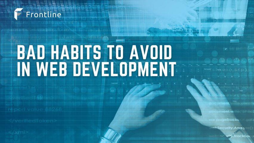 These three things are a no-no in web development.