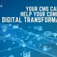 Can a CMS help a company beyond just uploading and managing content?